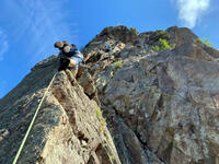 VOIE NORMALE 2ème longueur VOIE NORMALE 2ème longueur