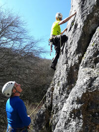 "Jeune premier"... de cordée "Jeune premier"... de cordée