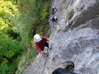 Découverte de la via ferrata du Rocher d'Arhouse Découverte de la via ferrata du Rocher d'Arhouse